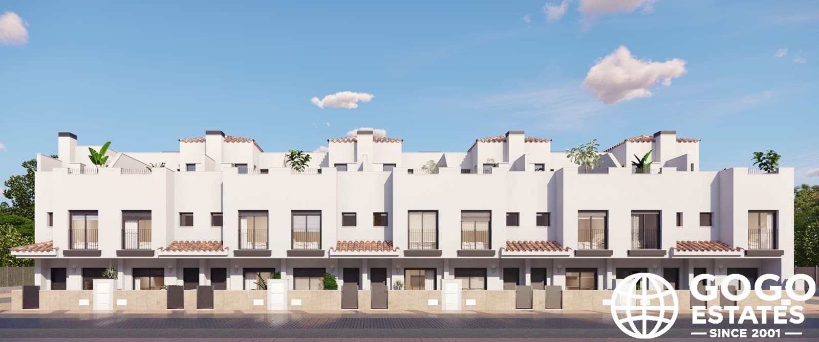 3 slaapkamer Rijtjeshuis te koop in Torre-Pacheco met zwembad - € 239.900 (Ref: 9971182)