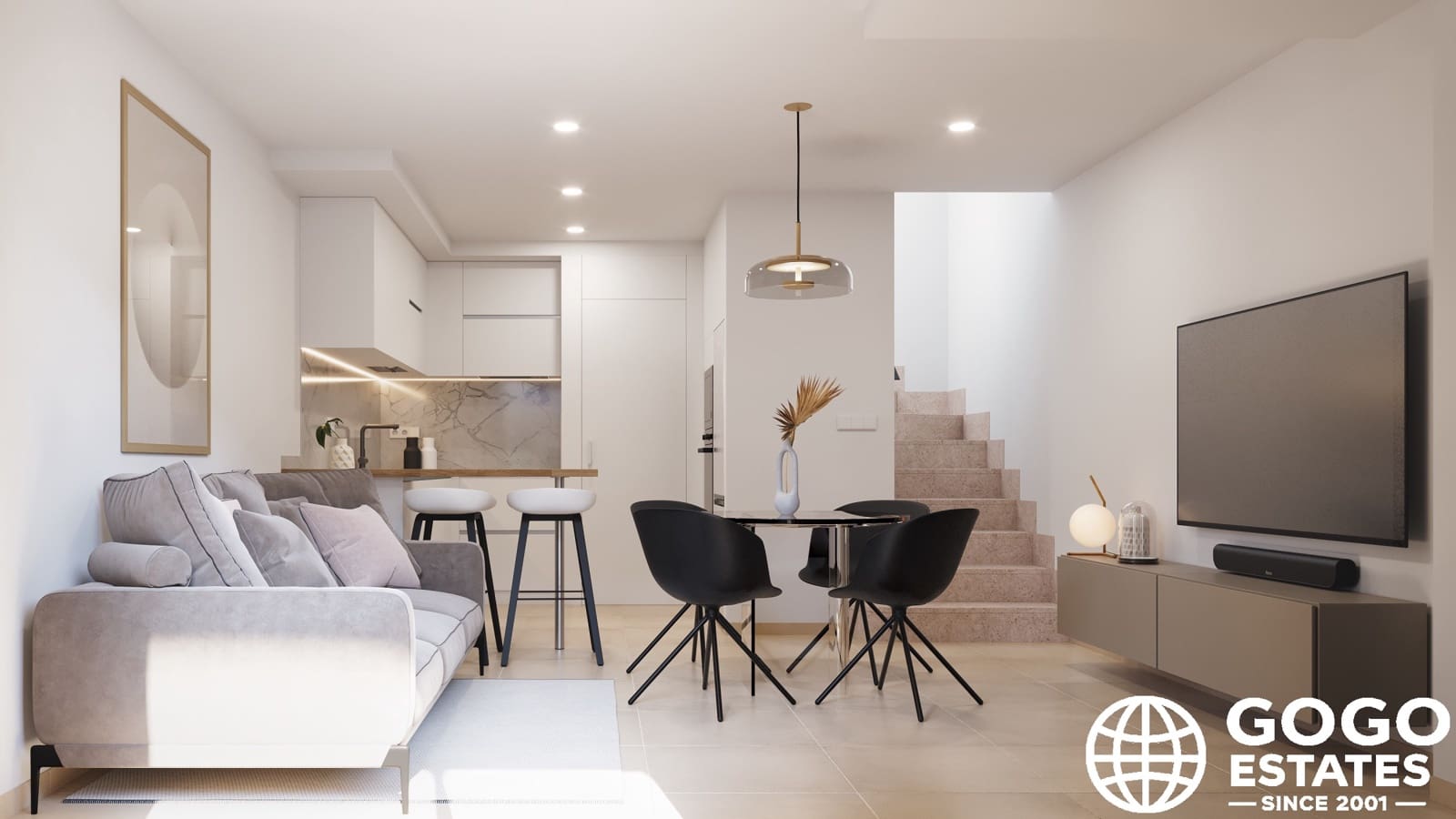 3 slaapkamer Rijtjeshuis te koop in Torre-Pacheco met zwembad - € 239.900 (Ref: 9971182)