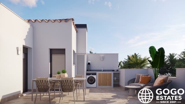 2 slaapkamer Rijtjeshuis te koop in Torre-Pacheco met zwembad garage - € 229.900 (Ref: 9971184)