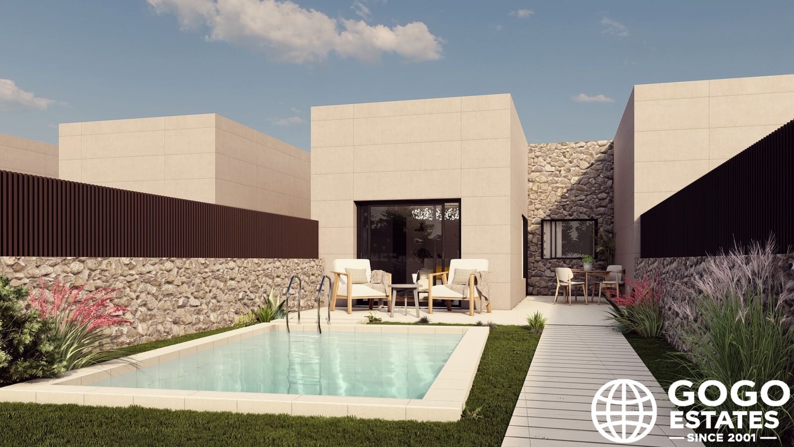 3 soveværelse Rækkehus til salg i Sangonera La Verde med swimmingpool - € 350.000 (Ref: 9971209)
