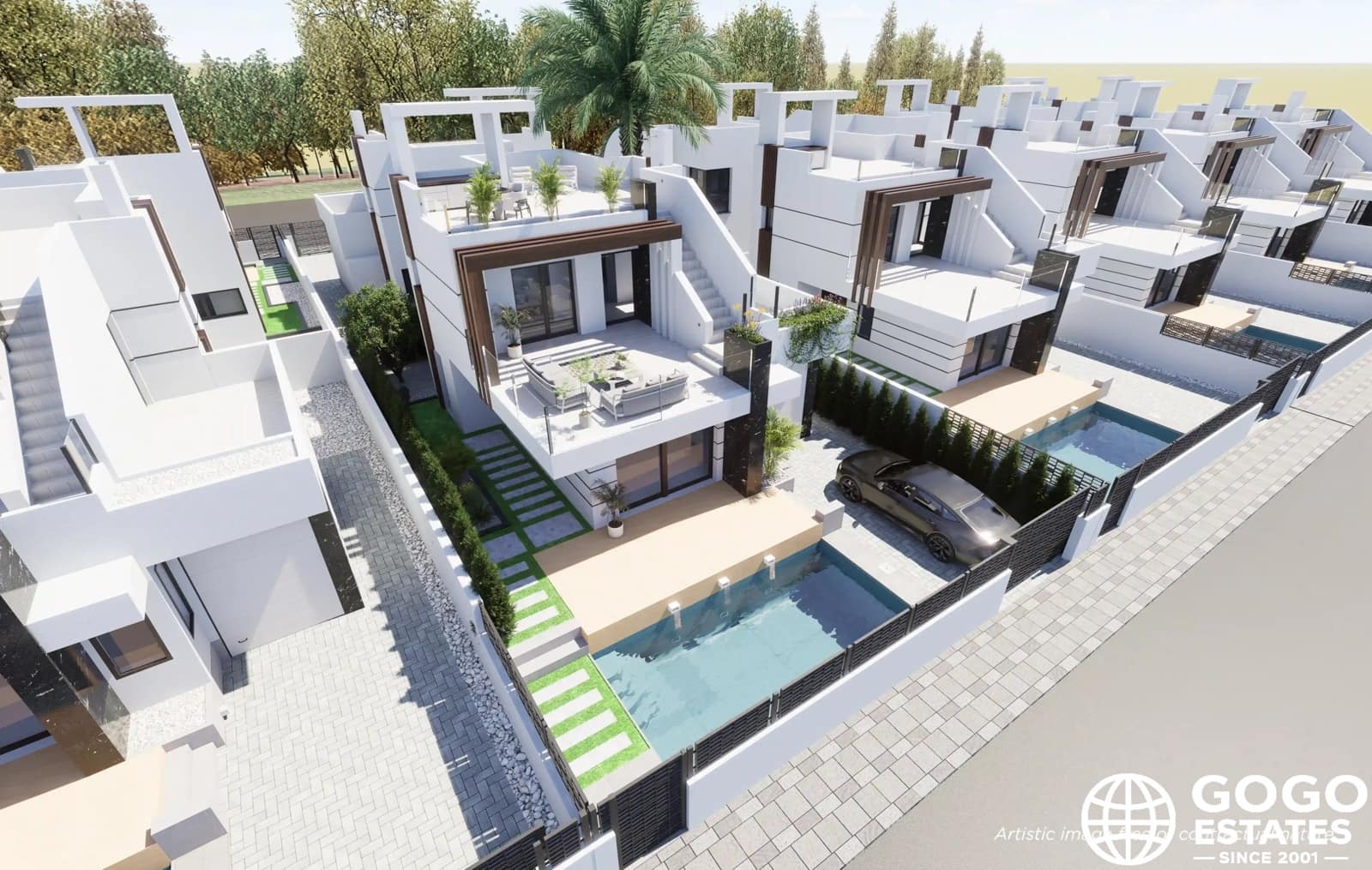 3 sypialnia Willa na sprzedaż w Los Alcazares z basenem garażem - 587 800 € (Ref: 9971211)