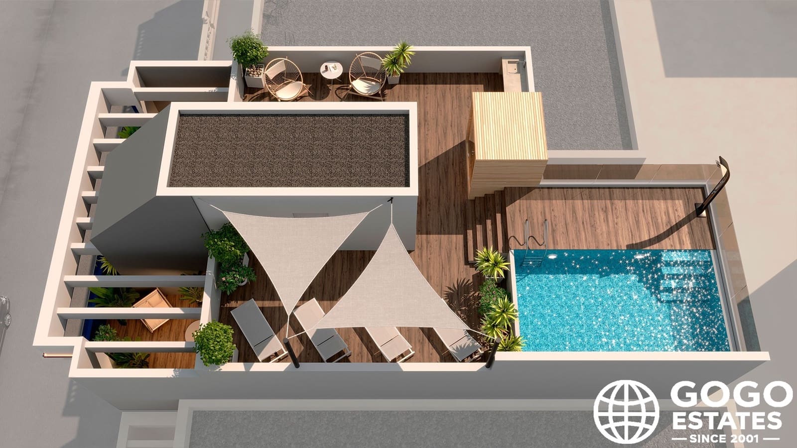 1 slaapkamer Penthouse te koop in Torrevieja met zwembad - € 275.000 (Ref: 9971231)
