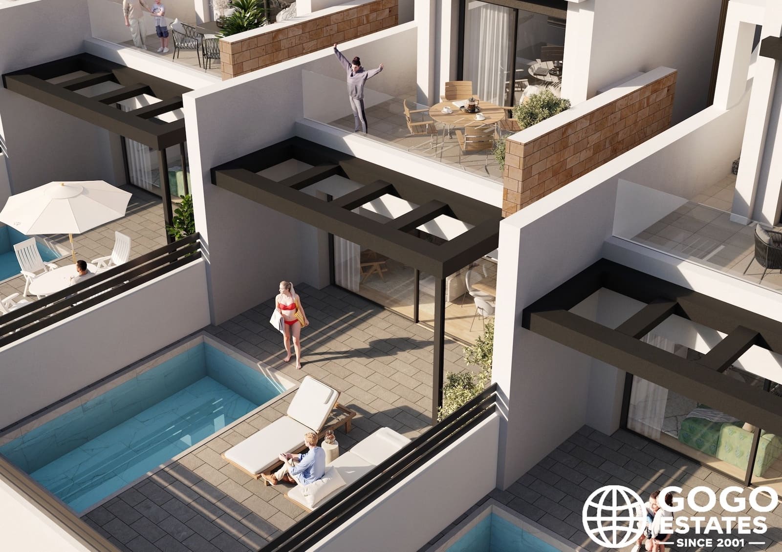 3 bedroom Terraced Villa for sale in Torrevieja with pool - € 550,000 (Ref: 9971237)