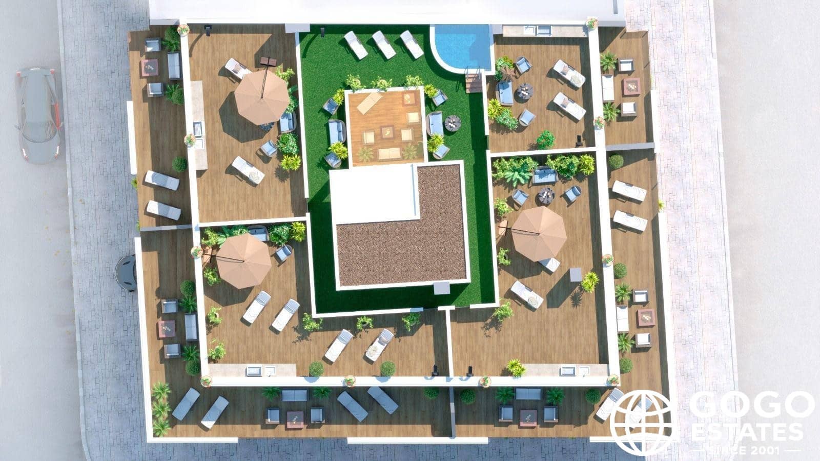 2 Zimmer Penthouse zu verkaufen in Torrevieja mit Pool - 349.000 € (Ref: 9971243)