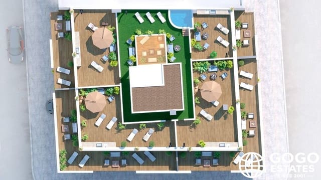 2 soverom Penthouse til salgs i Parque de las Naciones, Torrevieja med svømmebasseng - € 349 000 (Ref: 9971243)