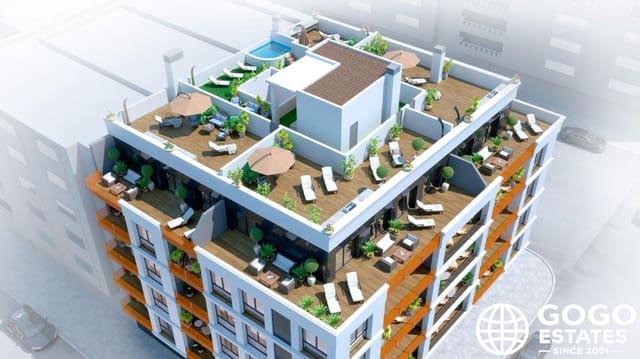 2 soverom Penthouse til salgs i Parque de las Naciones, Torrevieja med svømmebasseng - € 349 000 (Ref: 9971243)