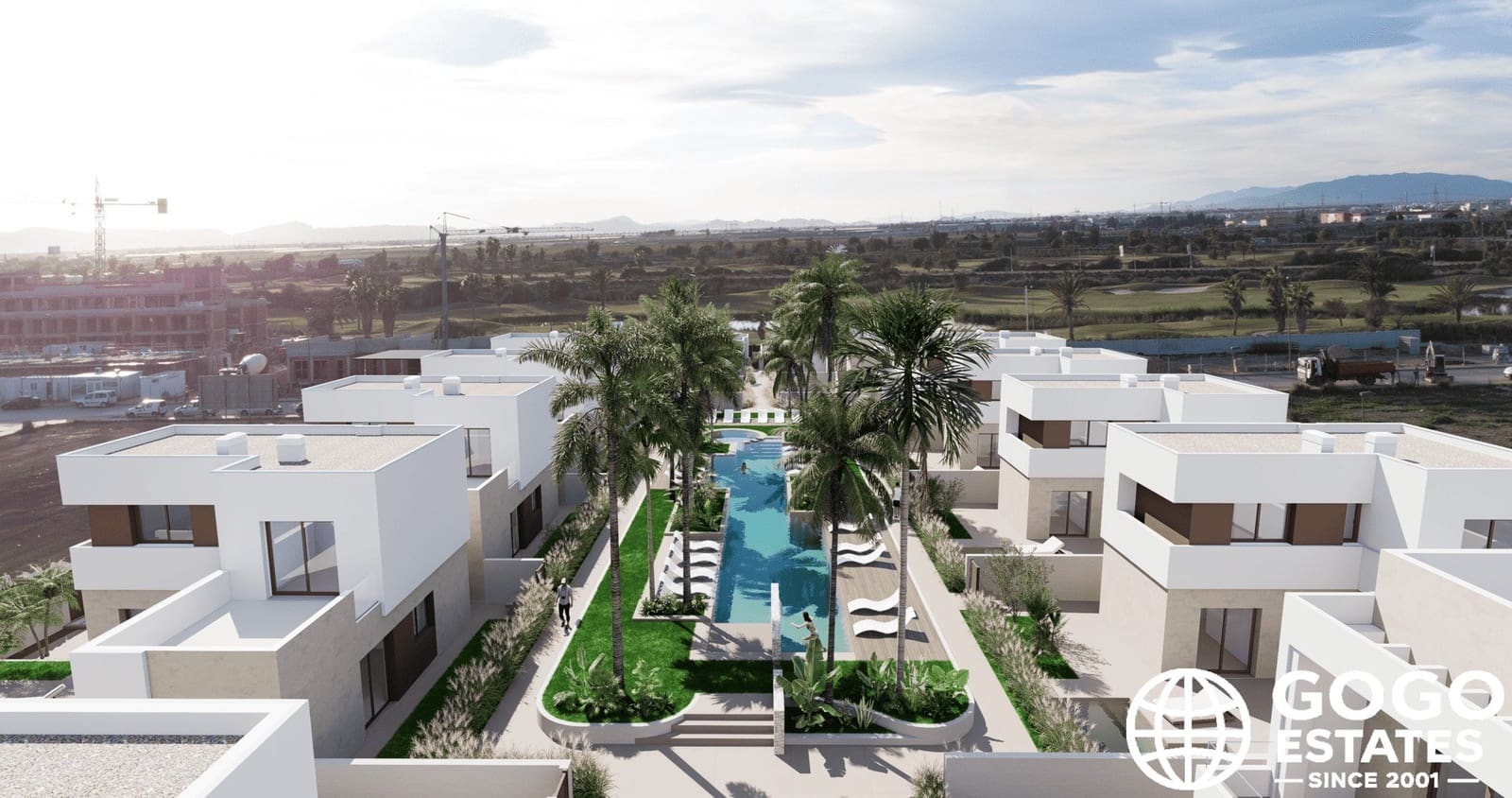 Chalet de 3 habitaciones en Los Alcázares en venta con piscina - 489.000 € (Ref: 9971251)