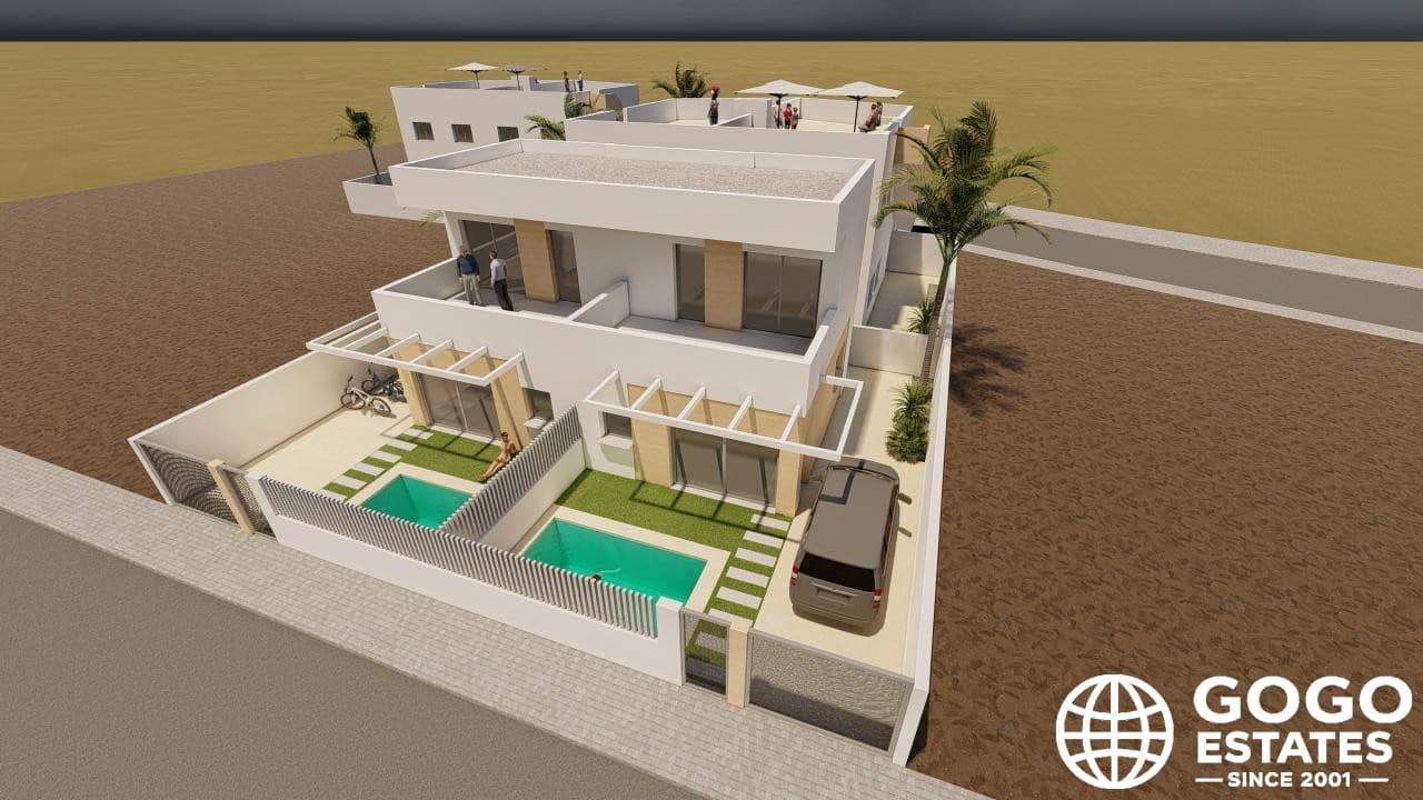 2 soveværelse Rækkehus til salg i Mazarron med swimmingpool - € 249.900 (Ref: 9971268)