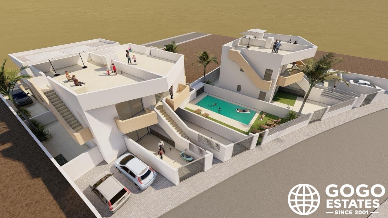 2 soveværelse Rækkehus til salg i Mazarron med swimmingpool - € 249.900 (Ref: 9971268)