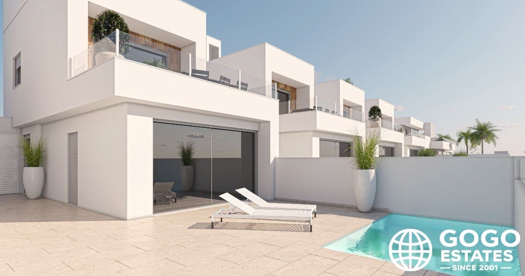 3 chambre Villa/Maison Mitoyenne à vendre à San Pedro del Pinatar avec piscine garage - 380 000 € (Ref: 9971317)