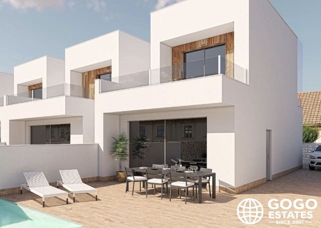 3 soverom Rekkehus til salgs i San Pedro del Pinatar ciudad, San Pedro del Pinatar med svømmebasseng garasje - € 380 000 (Ref: 9971317)