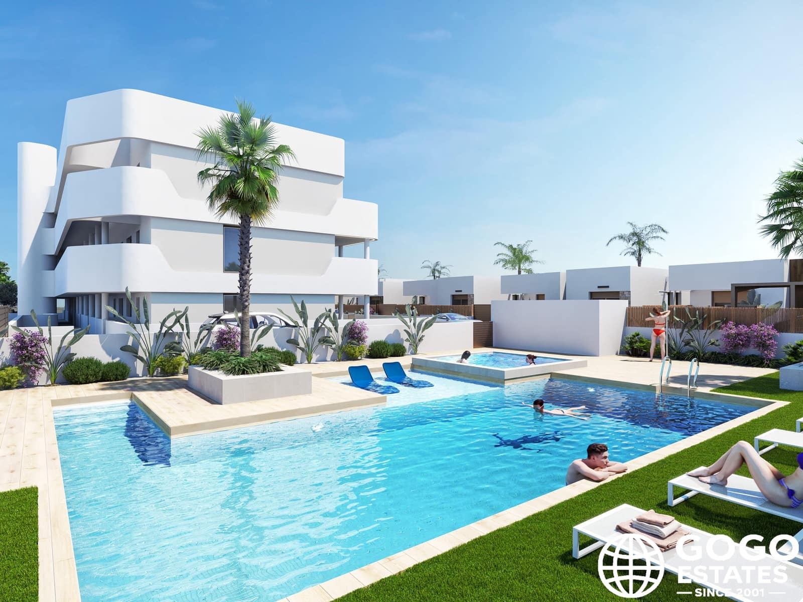 2 Zimmer Apartment zu verkaufen in Los Alcazares mit Pool Garage - 265.000 € (Ref: 9971334)