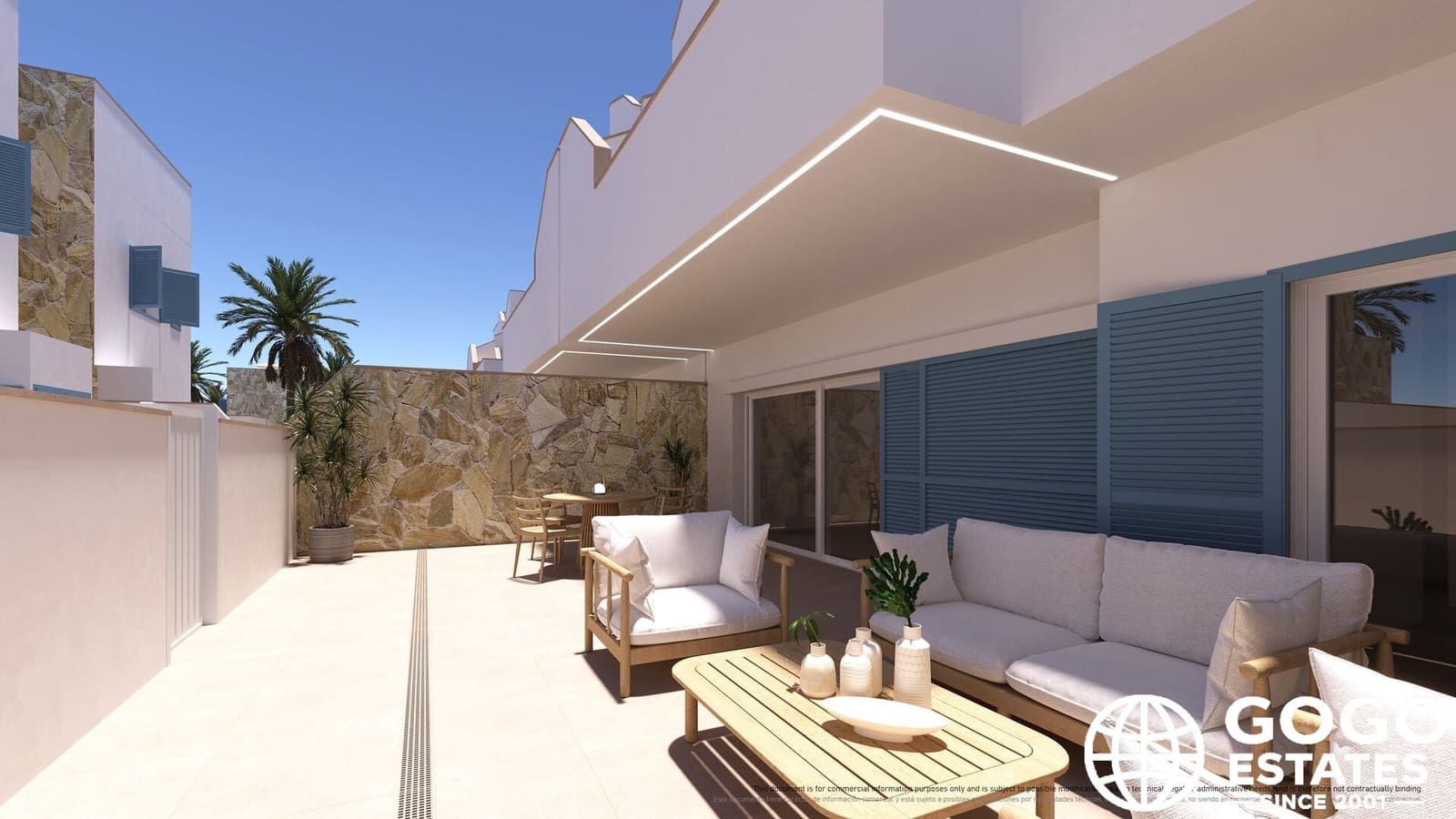 2 sovrum Bungalow till salu i Pilar de la Horadada med pool - 375 000 € (Ref: 9971374)