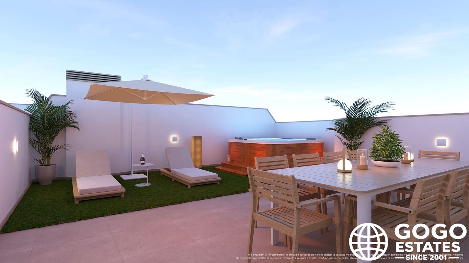 2 sovrum Bungalow till salu i Pilar de la Horadada med pool - 395 000 € (Ref: 9971375)