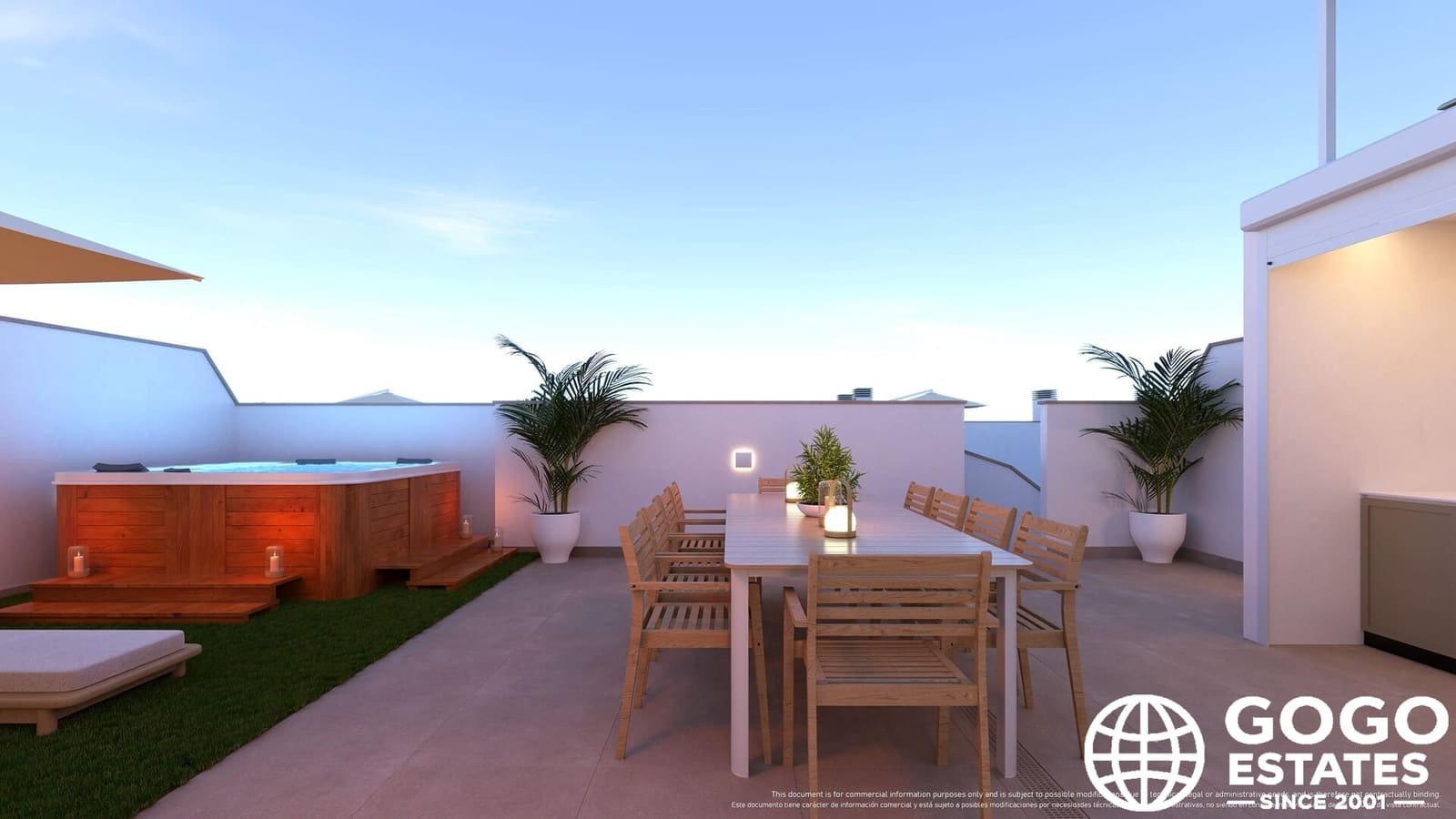 2 sovrum Bungalow till salu i Pilar de la Horadada med pool - 395 000 € (Ref: 9971375)
