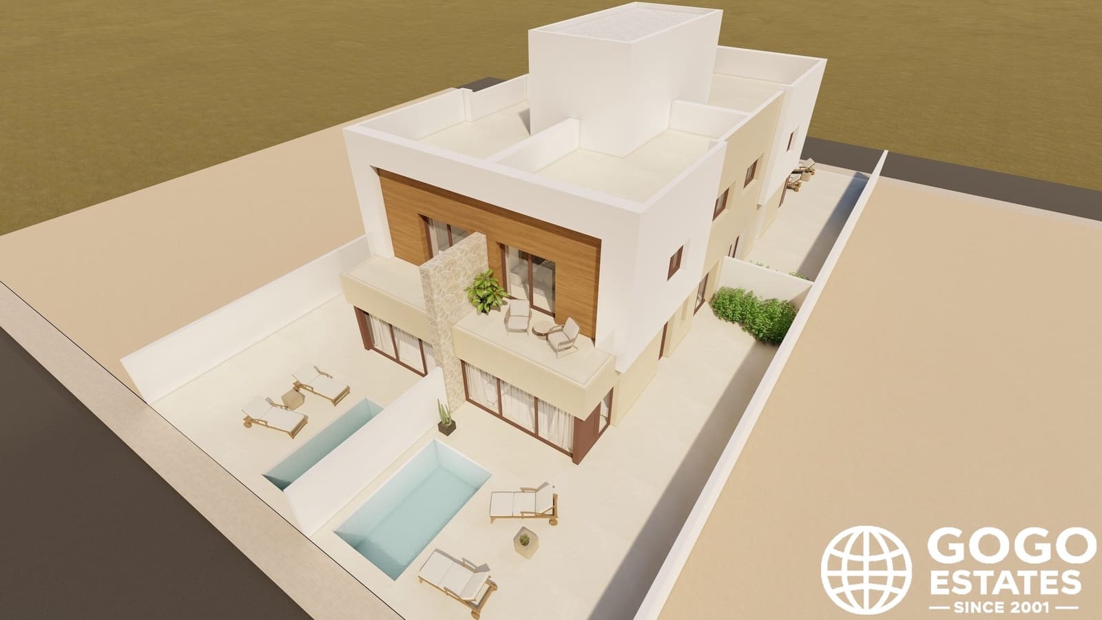 3 soverom Rekkehus til salgs i Santiago de la Ribera med svømmebasseng garasje - € 376 500 (Ref: 9979320)