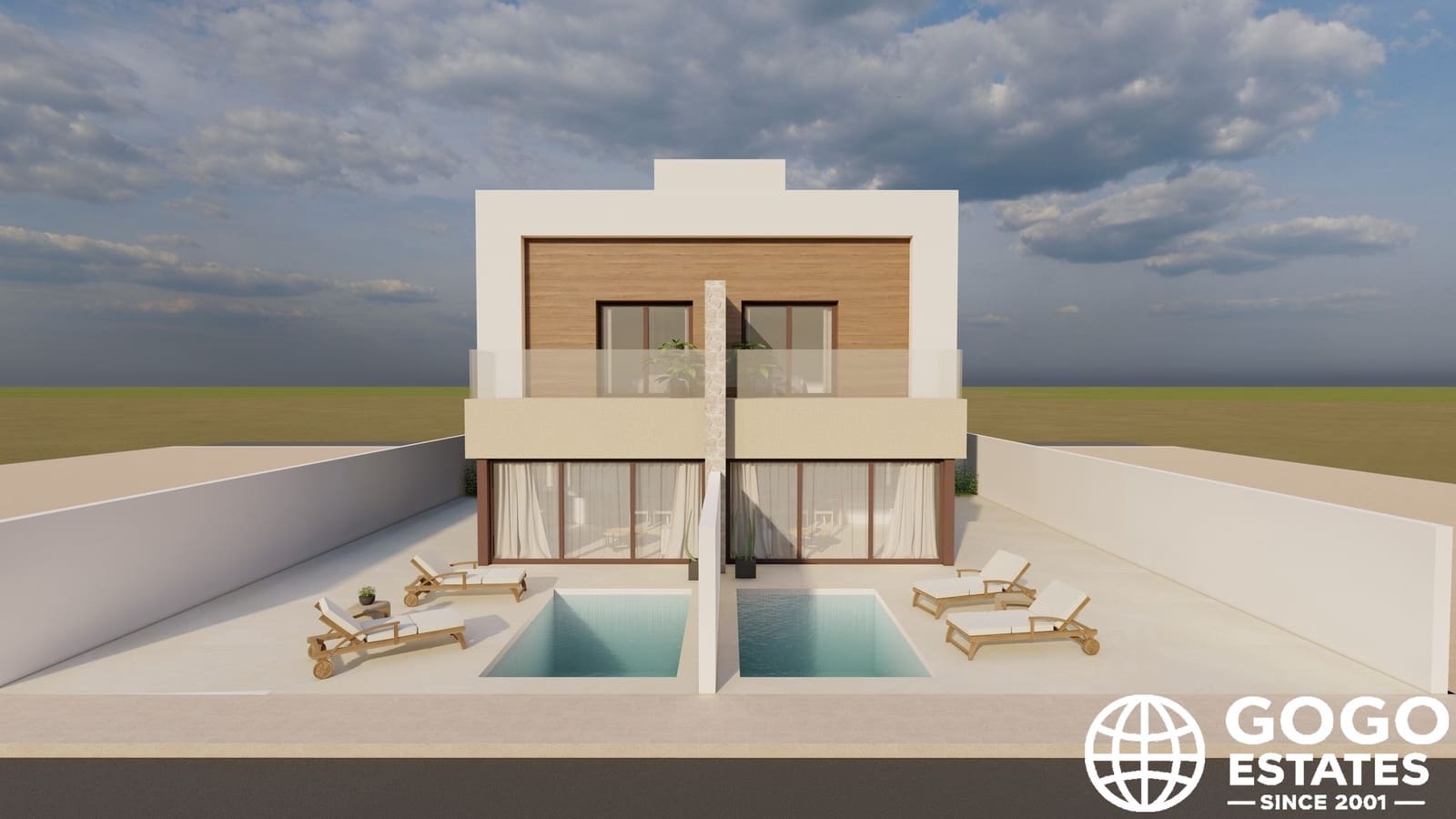3 soverom Rekkehus til salgs i Santiago de la Ribera med svømmebasseng garasje - € 376 500 (Ref: 9979320)