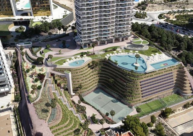 3 chambre Appartement à vendre à Playa Poniente, Benidorm avec piscine garage - 1 143 000 € (Ref: 10094972)
