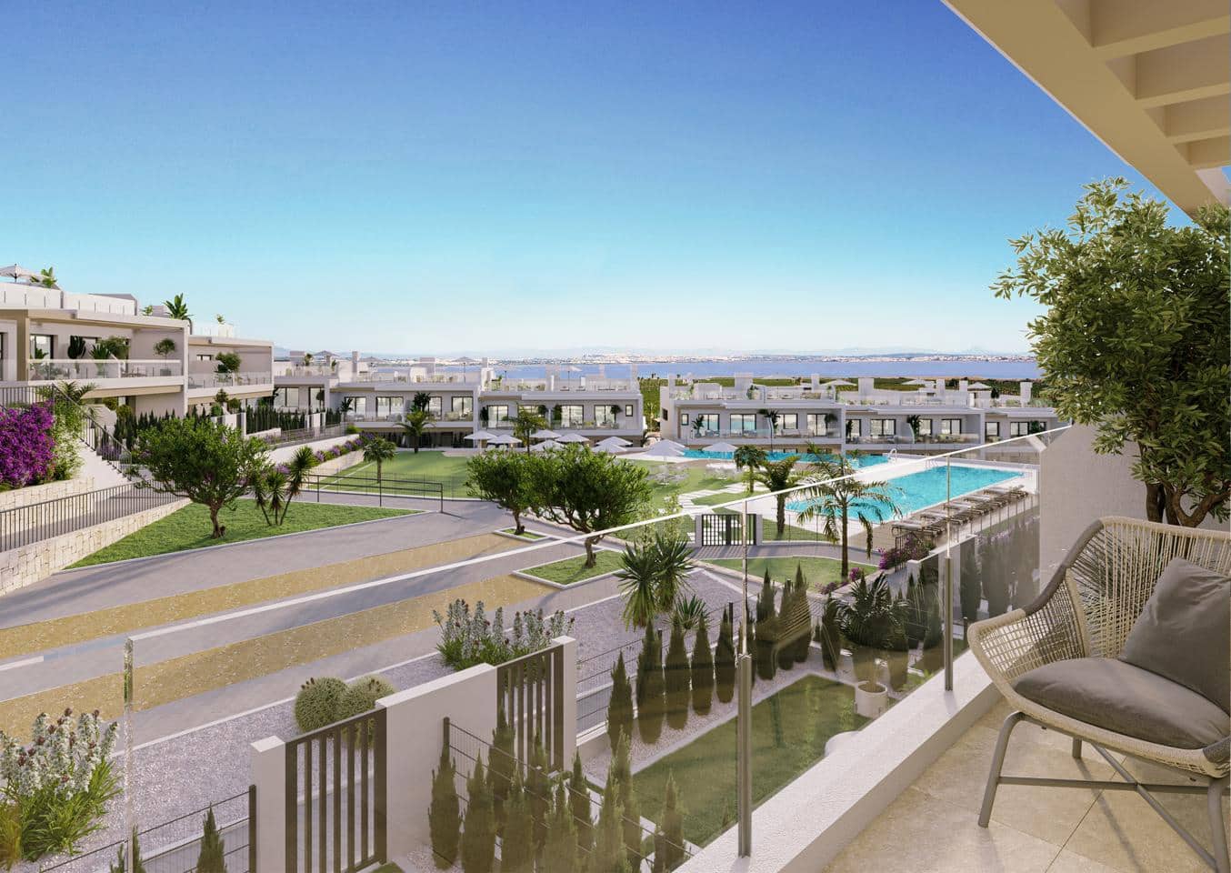 2 chambre Bungalow à vendre à Torrevieja avec piscine - 351 000 € (Ref: 10113497)