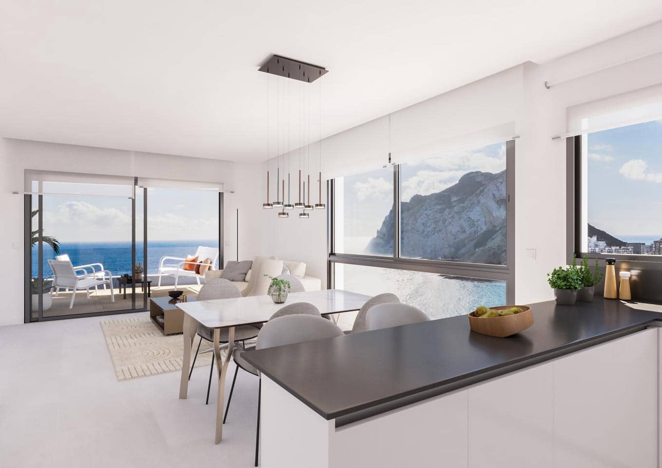 Piso de 1 habitación en Calpe / Calp en venta con piscina garaje - 520.000 € (Ref: 9667159)