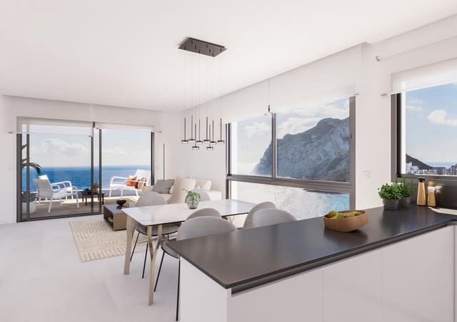3 sypialnia Mieszkanie na sprzedaż w Levante - Playa Fossa, Calpe / Calp z basenem garażem - 1 178 000 € (Ref: 9685200)