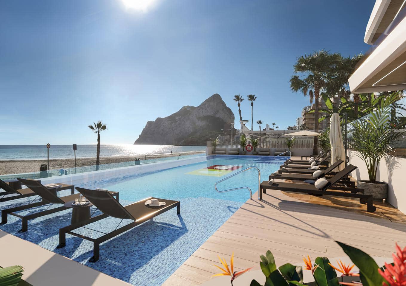 2 sypialnia Mieszkanie na sprzedaż w Calpe / Calp z basenem garażem - 938 000 € (Ref: 9685201)