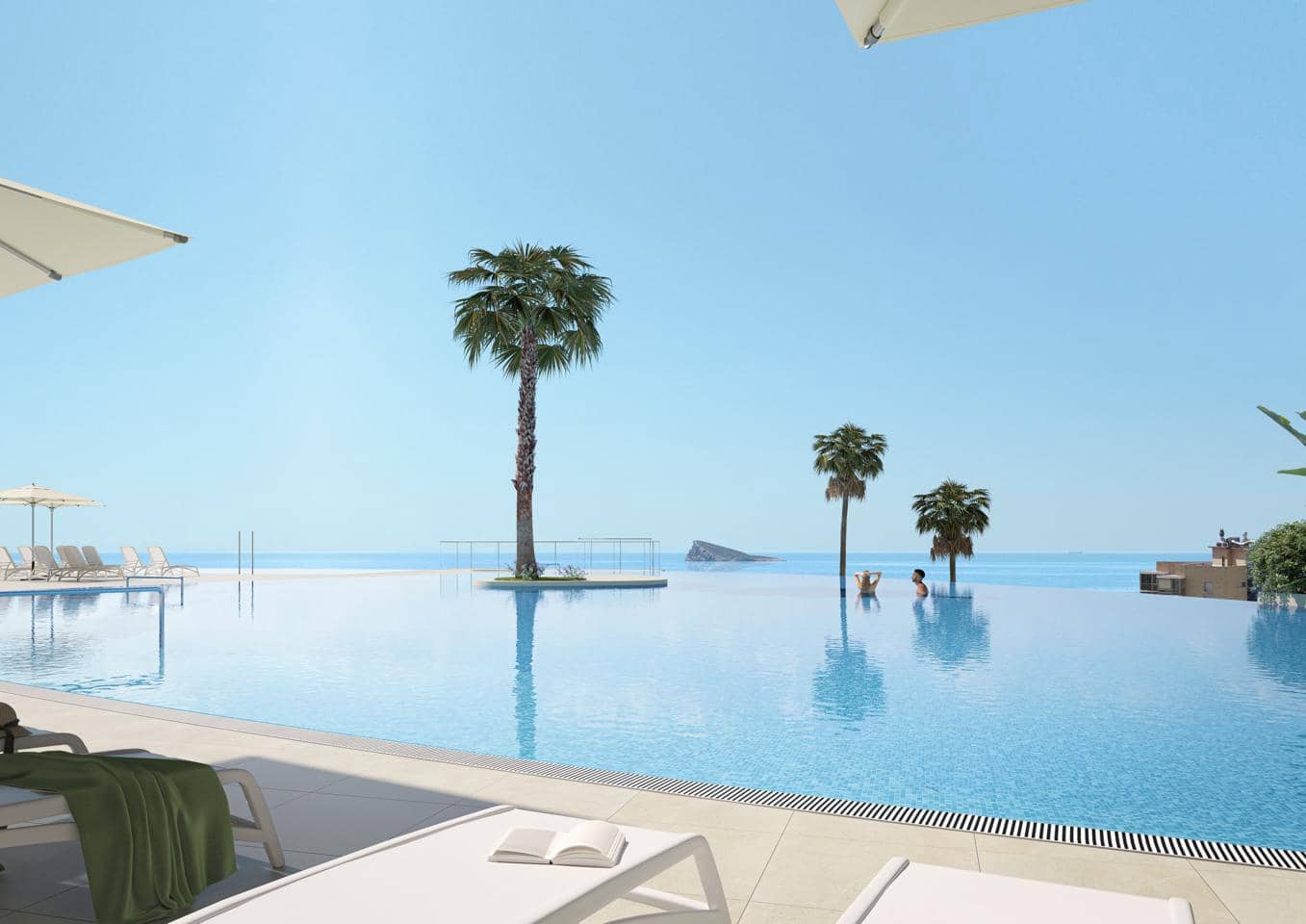 2 Zimmer Wohnung zu verkaufen in Benidorm mit Garage - 948.000 € (Ref: 9911938)
