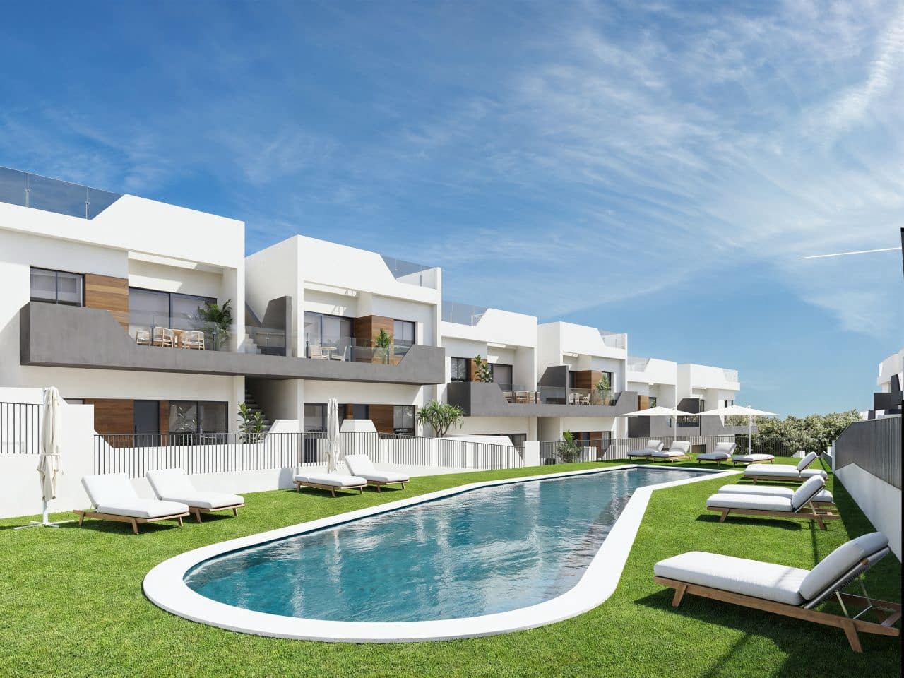 3 chambre Bungalow à vendre à San Miguel de Salinas avec piscine - 249 900 € (Ref: 10172732)