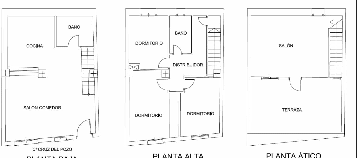 3 chambre Maison de Ville à vendre à Montefrio - 78 000 € (Ref: 8813794)