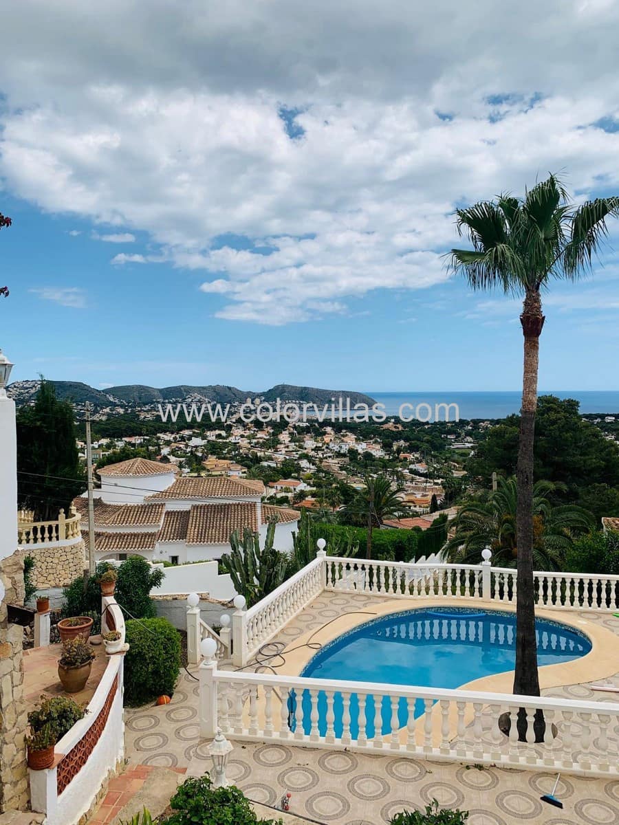 4 makuuhuone Huvila myytävänä paikassa Moraira mukana 
autotalli - 895 000 € (Ref: 9414674)