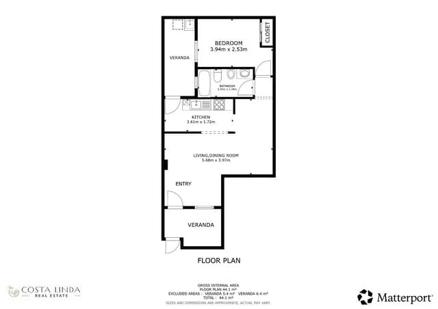 1 soverom Leilighet til salgs i Los Narejos, Los Alcázares - € 114 900 (Ref: 8419648)