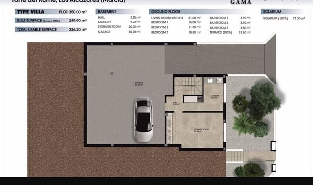 3 makuuhuone Huvila myytävänä paikassa Los Alcázares - 685 000 € (Ref: 9367428)