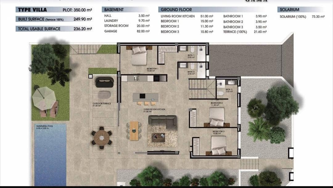 3 soveværelse Villa til salg i Los Alcazares - € 685.000 (Ref: 9367428)