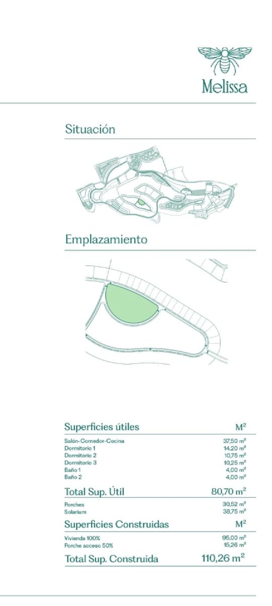 Chalet de 3 habitaciones en Hacienda del Alamo en venta - 335.000 € (Ref: 9533650)