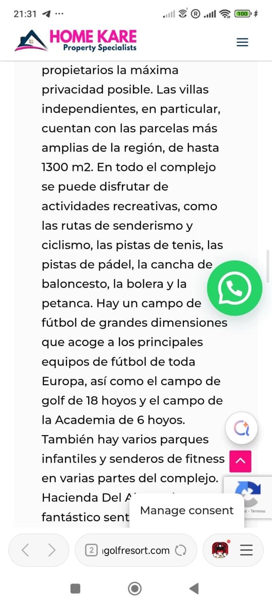 Chalet de 3 habitaciones en Hacienda del Alamo en venta - 335.000 € (Ref: 9533650)