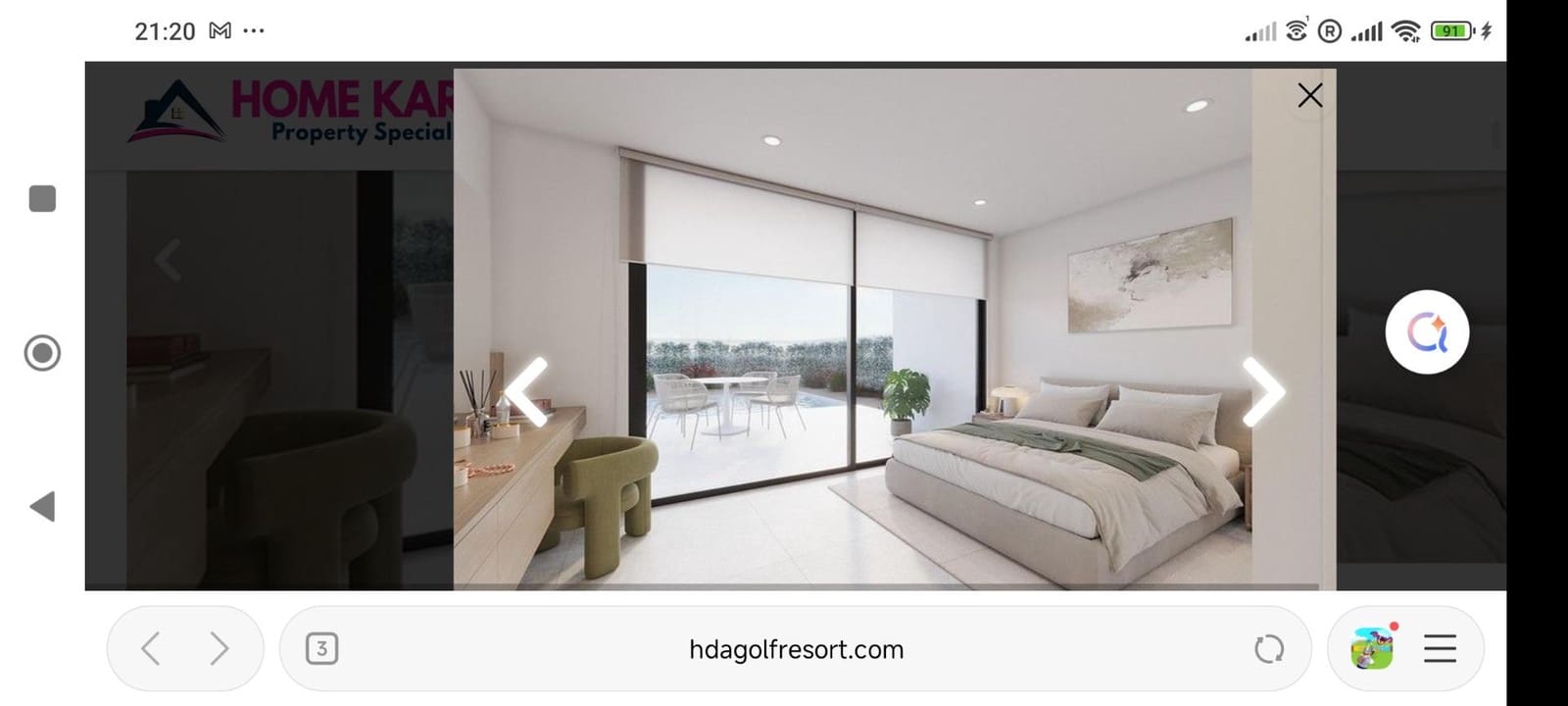 Chalet de 3 habitaciones en Hacienda del Alamo en venta - 335.000 € (Ref: 9533650)