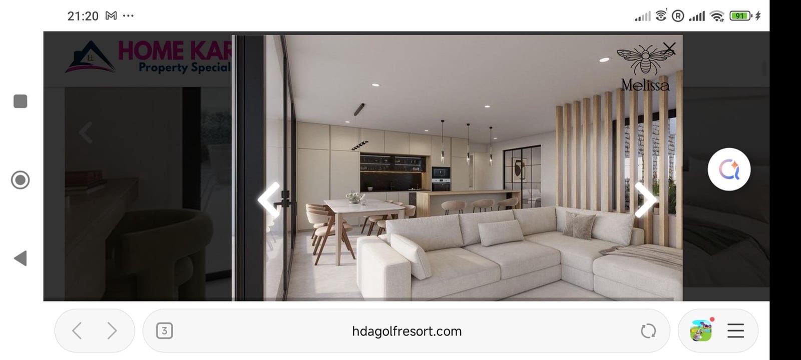 Chalet de 3 habitaciones en Hacienda del Alamo en venta - 335.000 € (Ref: 9533650)