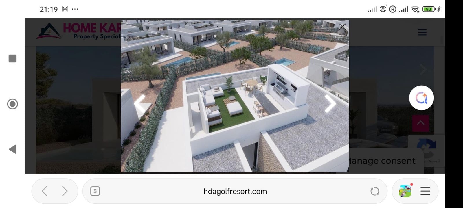 Chalet de 3 habitaciones en Hacienda del Alamo en venta - 335.000 € (Ref: 9533650)