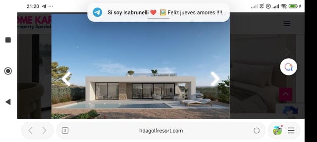 3 quarto Moradia para venda em Hacienda del Alamo, Fuente Alamo de Murcia - 335 000 € (Ref: 9533650)