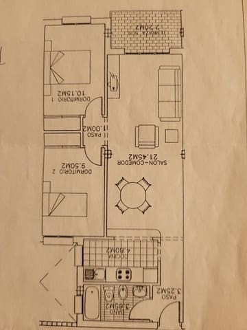 2 sovrum Lägenhet till salu i Los Narejos, Los Alcázares - 139 900 € (Ref: 9797030)