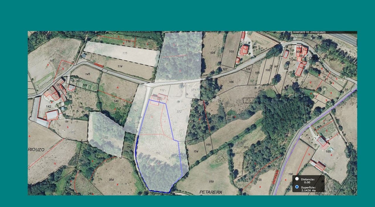 4 chambre Finca/Maison de Campagne à vendre à Monforte de Lemos avec garage - 110 000 € (Ref: 9948877)