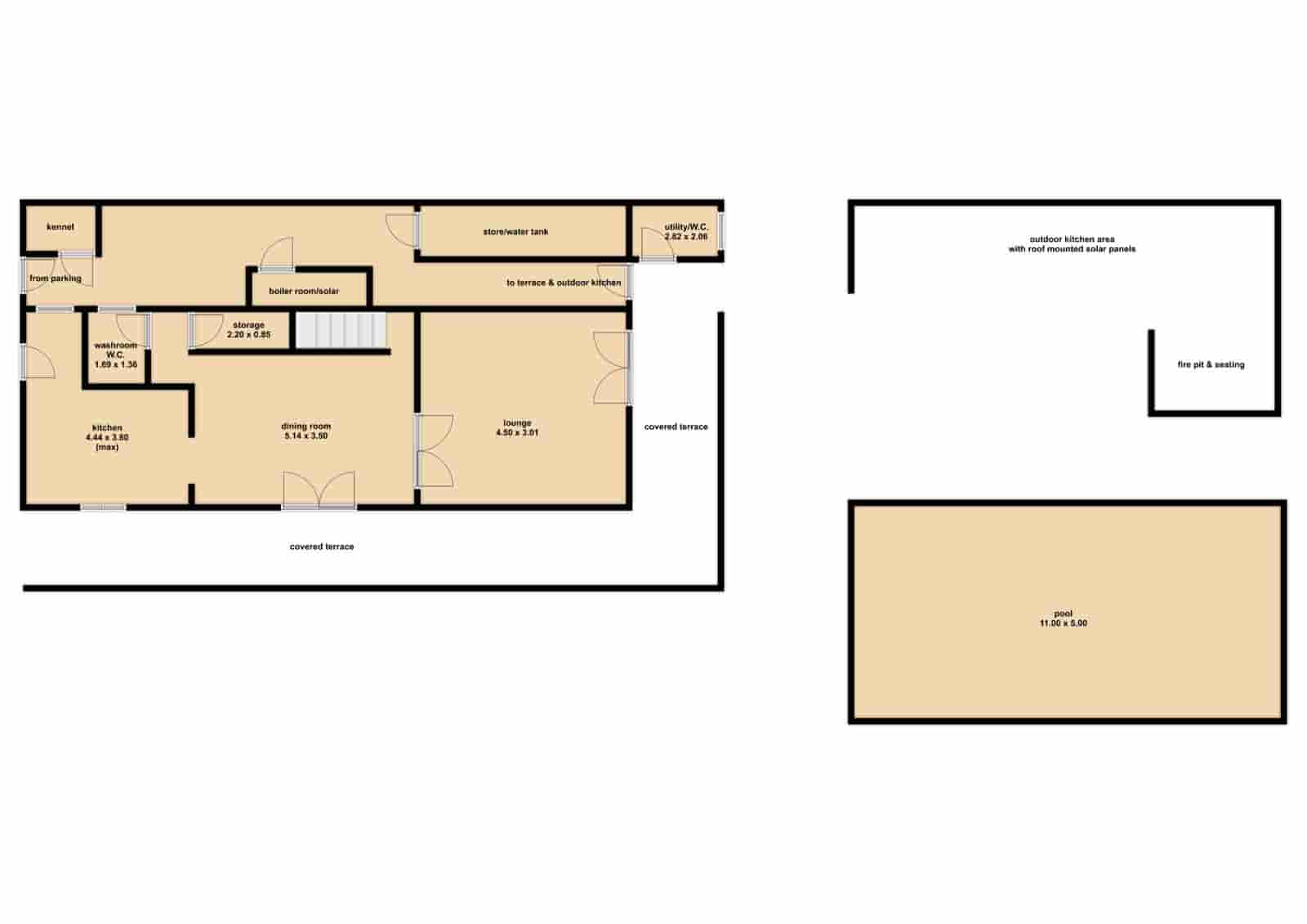 5 soverom Villa til salgs i Santa Cruz del Comercio med svømmebasseng garasje - € 599 950 (Ref: 9815053)