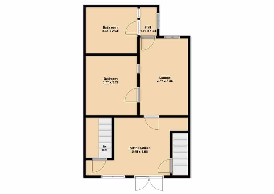 3 soveværelse Byhus til salg i Alhama de Granada - € 145.000 (Ref: 9936751)