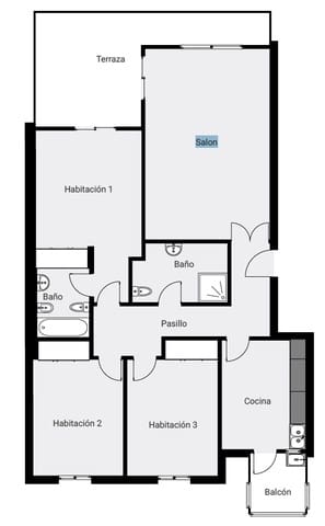 3 sovrum Lägenhet till salu i Centro Urbano, Dénia - 265 000 € (Ref: 9523287)