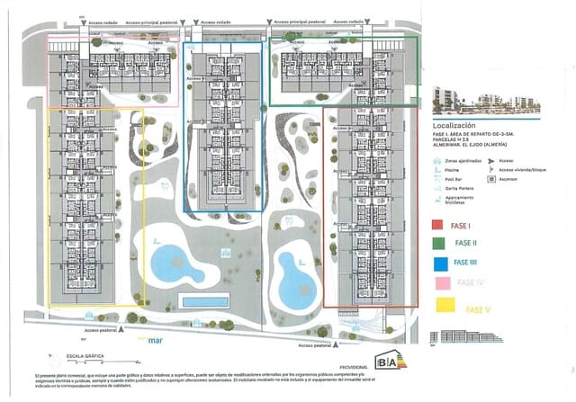 3 soverom Leilighet til salgs i Almerimar, El Ejido med svømmebasseng garasje - € 280 000 (Ref: 8921052)