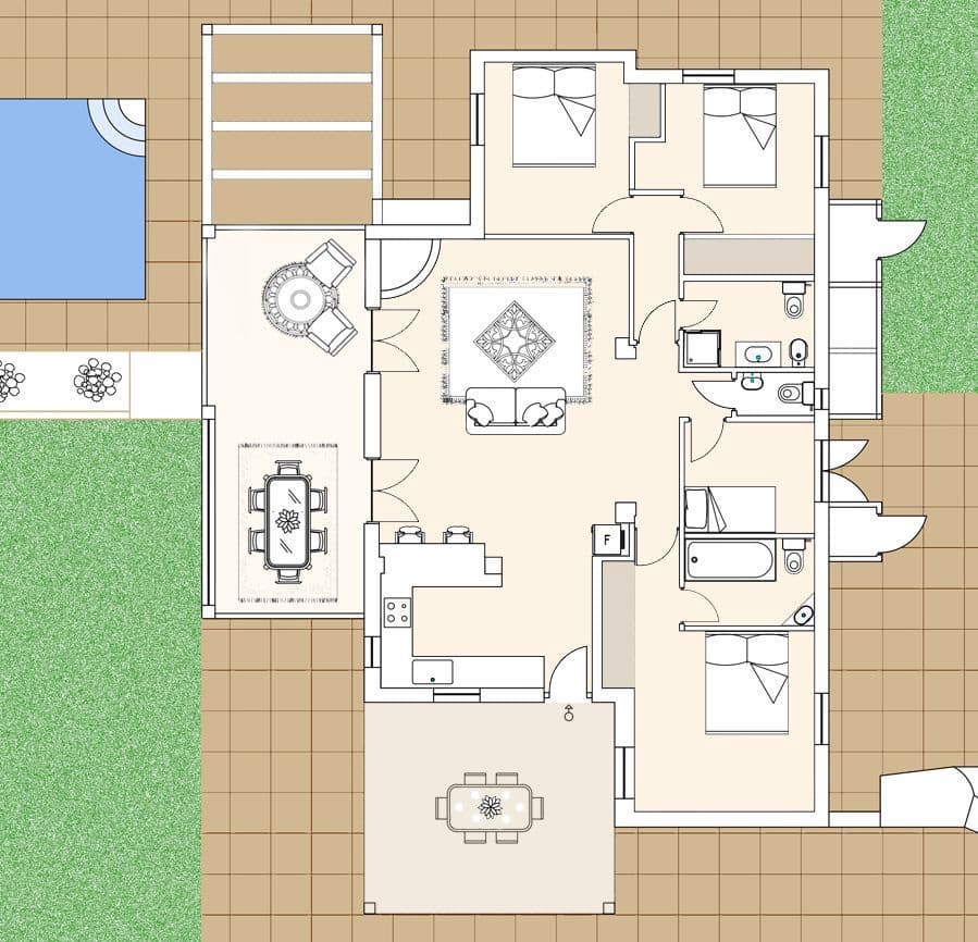 4 soveværelse Finca/Landehus til salg i Almunecar med swimmingpool garage - € 499.000 (Ref: 9008398)