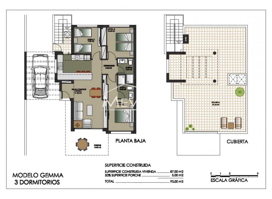 3 soveværelse Villa til salg i San Miguel de Salinas med swimmingpool garage - € 830.000 (Ref: 3712794)