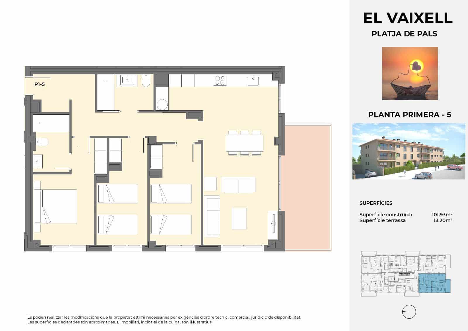 3 bedroom Flat for sale in Pals with pool garage - € 335,000 (Ref: 8600453)