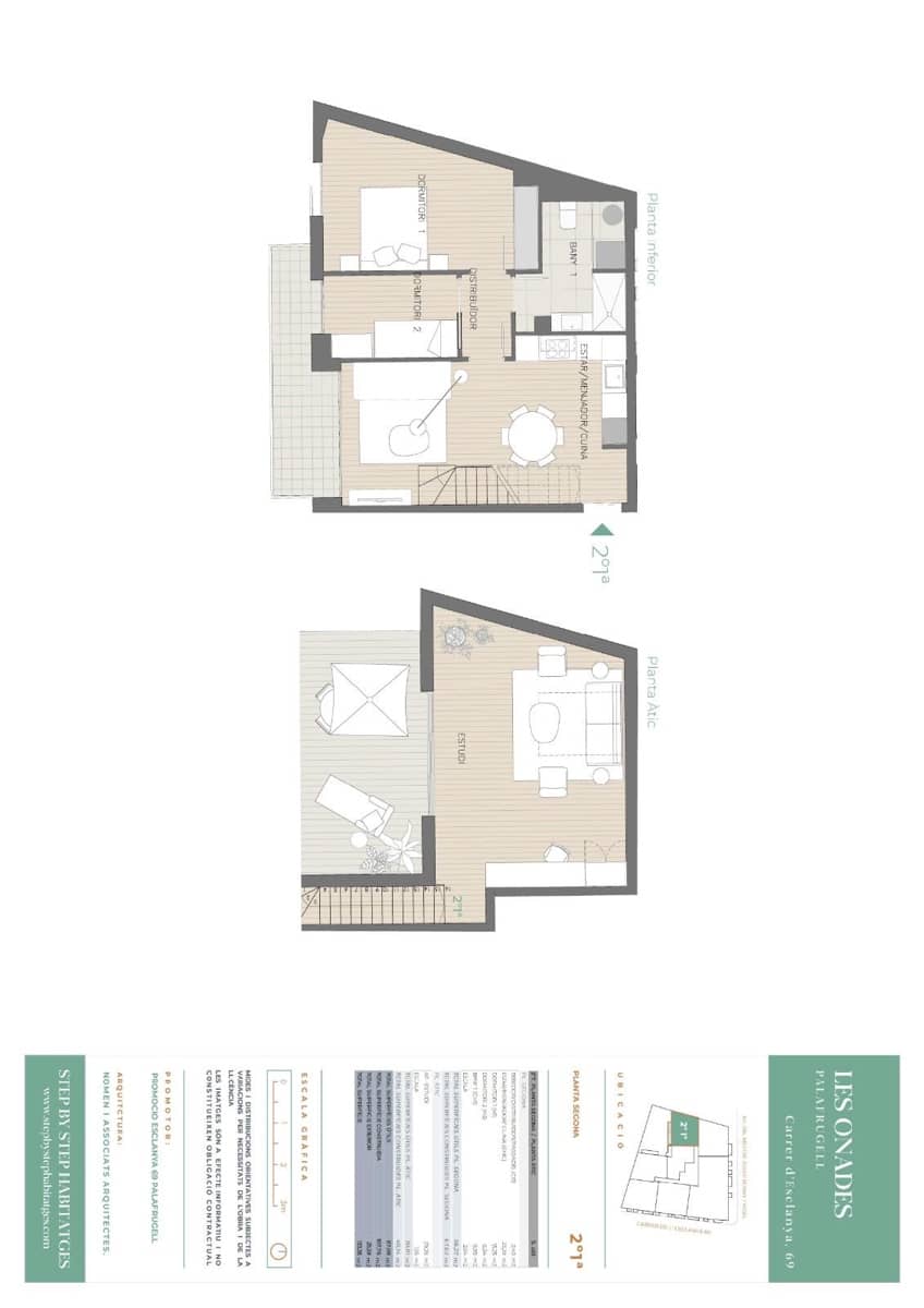3 bedroom Penthouse for sale in Palafrugell with garage - € 325,000 (Ref: 9072695)