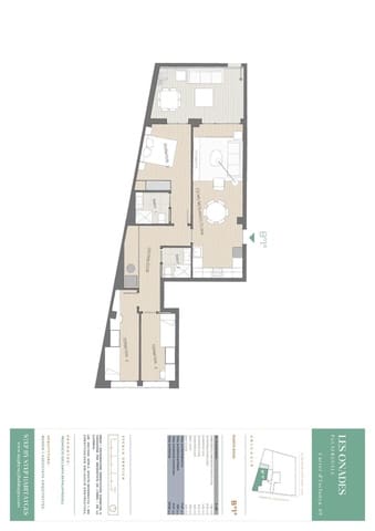 3 slaapkamer Flat te koop in Palafrugell met garage - € 265.000 (Ref: 9072706)